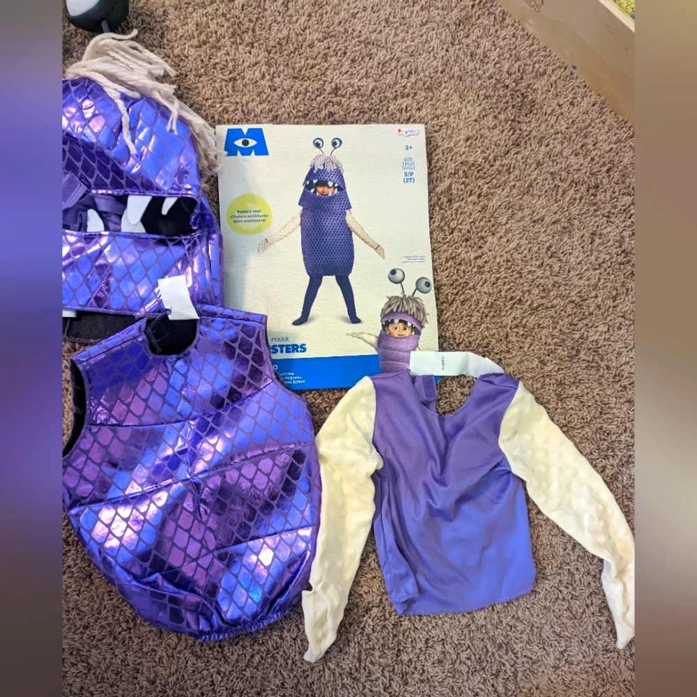 "boo" costume monster's inc 2t